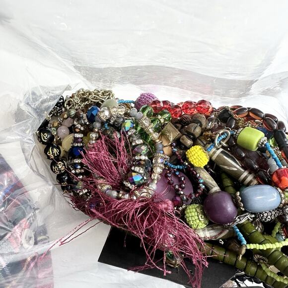 Jewelry Lot Craft Harvest Junk Wear Repair Bag #11 Weighs 1.14 Pounds - Picture 1 of 5